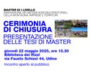 Cerimonia di chiusura del Master