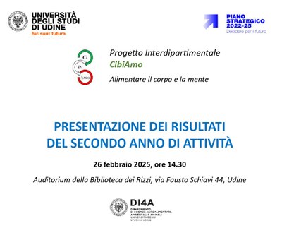 Presentazione dei Risultati del Progetto CibiAmo