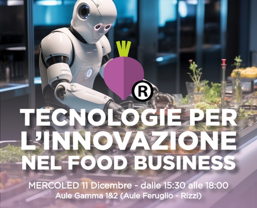 SEMINARIO: TECNOLOGIE PER L’INNOVAZIONE NEL FOOD BUSINESS